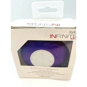 Bluetooth Wireless Shower Speaker Vivitar Infinite Raven Music Calls Volume